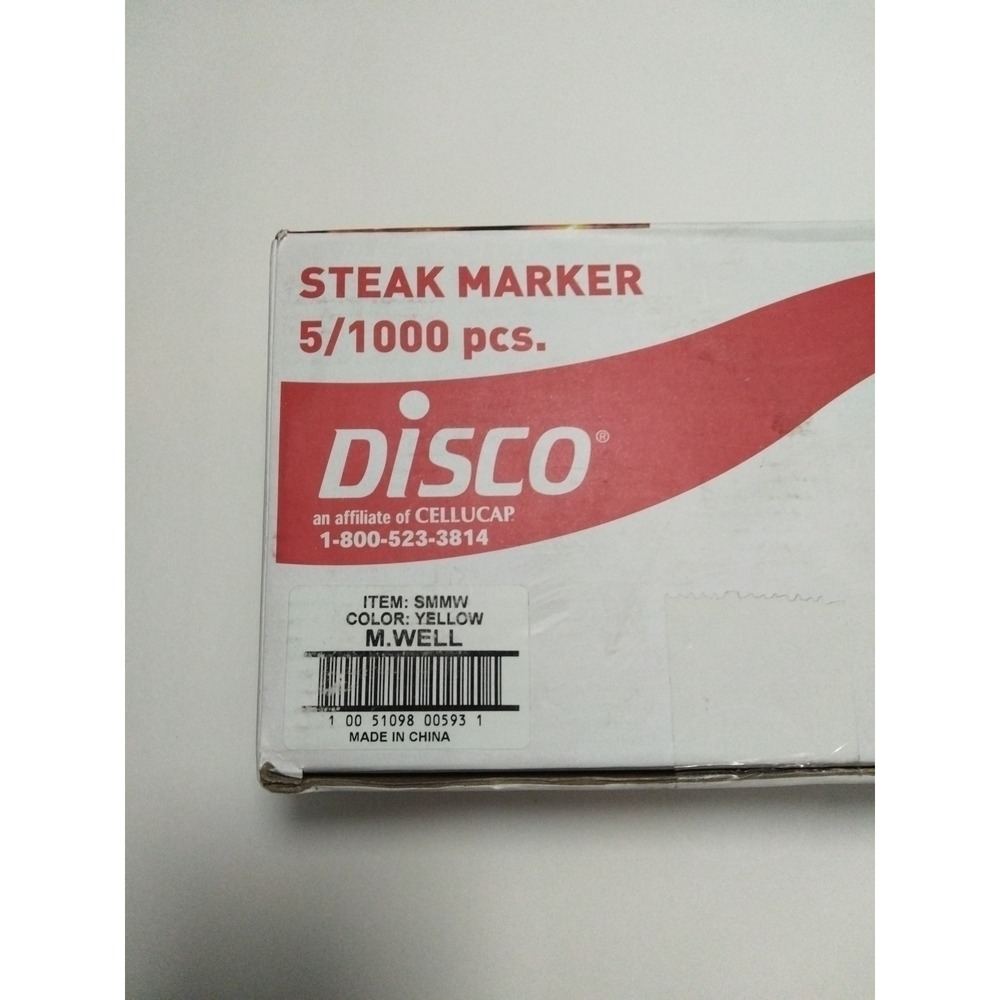 Steak Marker Yellow Medium Well 5000 Pieces‎ Restaurant Grade